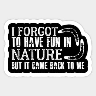 Boomerang Joke Pun Sport Handcrafted Sticker